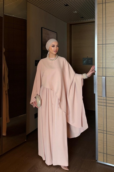 Gamze Pantolon Takım Pudra