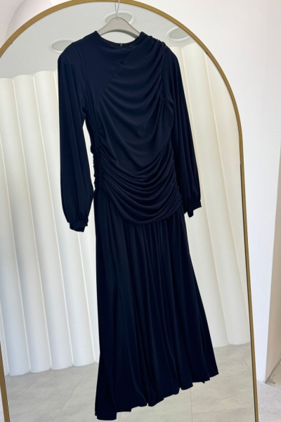 Gizem Elbise Lacivert