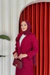 Gözde Etekli Takım Bordo