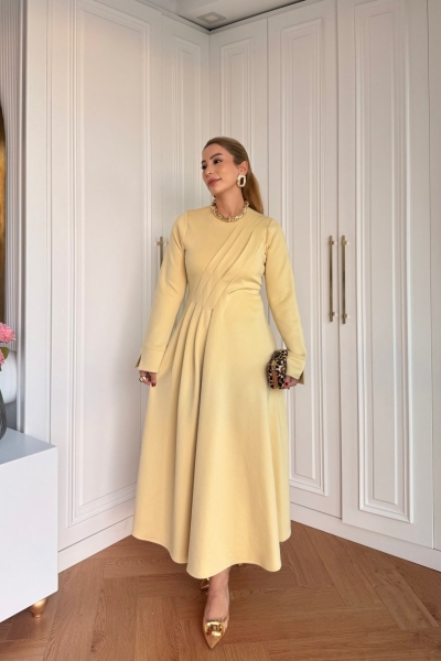Gülbin Elbise Sarı