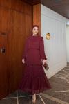 Gülbin Elbise Bordo
