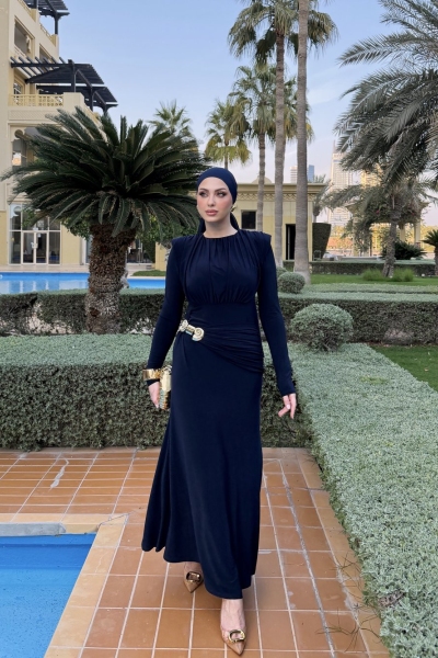 Güler Elbise Lacivert