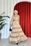 Hatice Elbise Camel