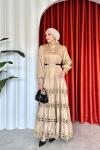 Hatice Elbise Camel