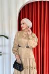Hatice Elbise Camel