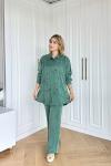 Işıl Pantolonlu Takım Zümrüt