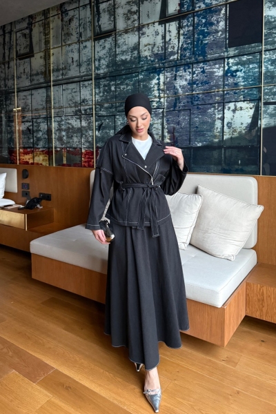 Kevser Etekli Takım Siyah