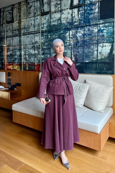 Kevser Etekli Takım Bordo