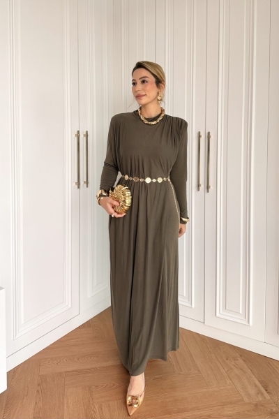 Kısmet Elbise Koyu Yeşil