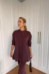Lady Pantolon Takım Bordo