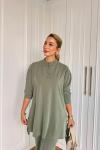 Lady Pantolon Takım Mint Yeşili