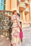 Melina Elbise Pembe