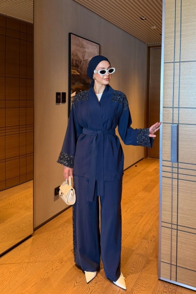 Mona Pantolon Takım Lacivert