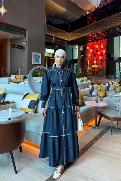 Nadire Elbise Koyu Mavi