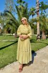 Nazlı Etekli Takım Olive