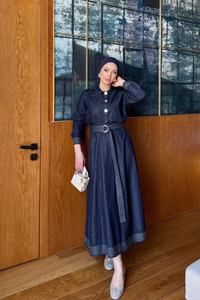 Nesrin Takım Koyu Mavi