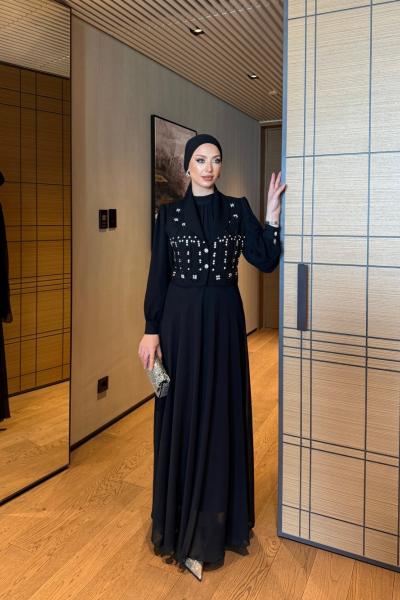 Nigar Elbise Takım Siyah