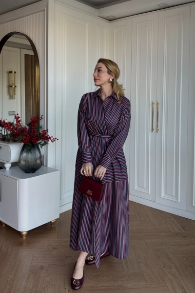 Nimet Elbise Lacivert