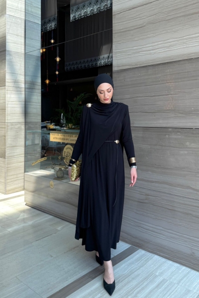 Nurten Elbise Siyah