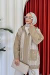 Özge Pantolonlu Takım  Bej