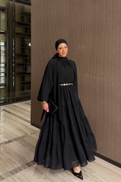 Pervin Etekli Takım Siyah