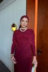 Rabia Elbise Bordo