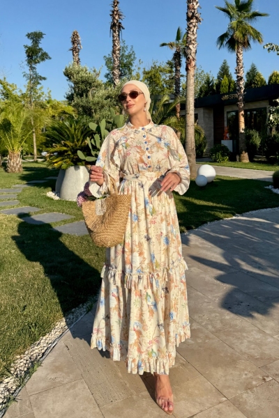 Sadegül Elbise Mavi