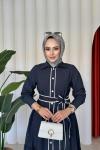 Şahika Elbise Lacivert