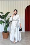 Şahika Elbise Beyaz