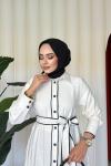 Şahika Elbise Beyaz