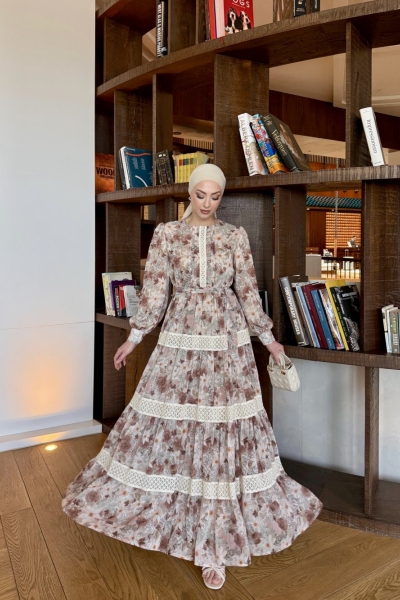 Semra Elbise Kahverengi