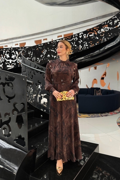 Şengül Elbise Kahve