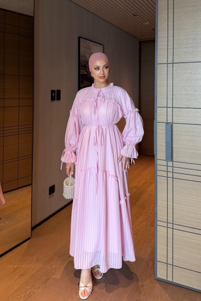 Şennur Elbise Pembe