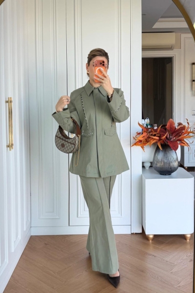 Serra Pantolonlu Takım Haki