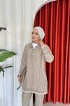 Sevda Pantolon  Takım Bej