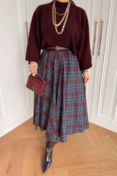 Sevilay Etek Lacivert