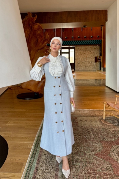 Şevval Elbise Bebe Mavisi