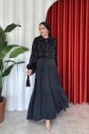Sinem Elbise Takım Siyah