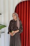 Sinem Elbise Takım Acı kahve