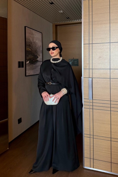 Songül Pantolonlu Takım Siyah