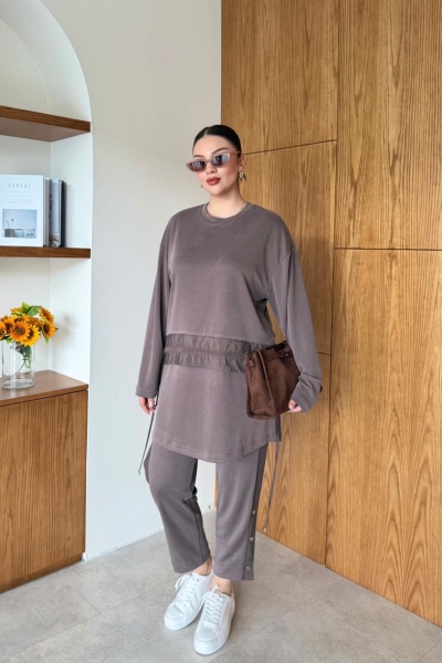 Sönmez Kahve Pantolon Takım