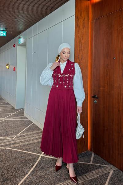 Şüheda Takım Bordo