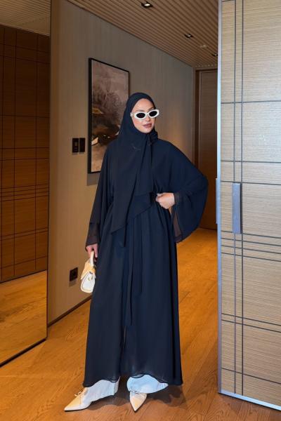 Şükriye Abaya Lacivert
