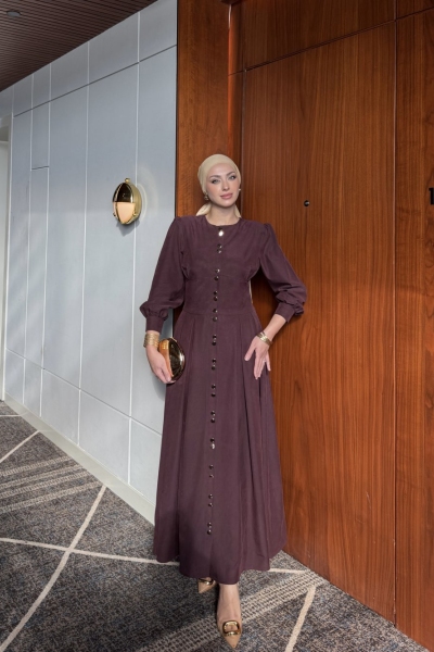 Sümbül Elbise Mürdüm