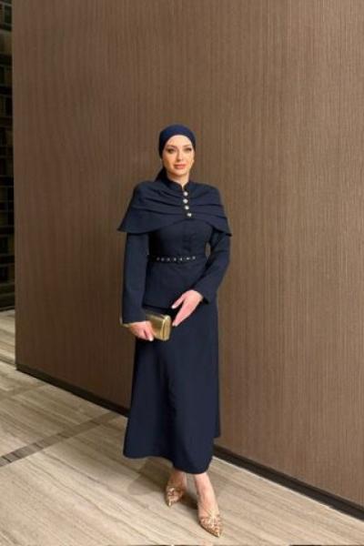 Zeliha Etekli Takım Lacivert