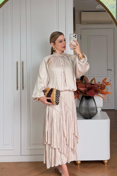 Zeynep Etek Takım Krem