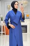 BTK behiye elbise takım 6257 indigo