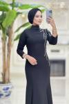 Btk Akay Elbise 6084 siyah