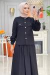 Btk aysel etekli takım 6355 siyah