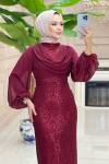 Btk çakır abiye 6172 bordo